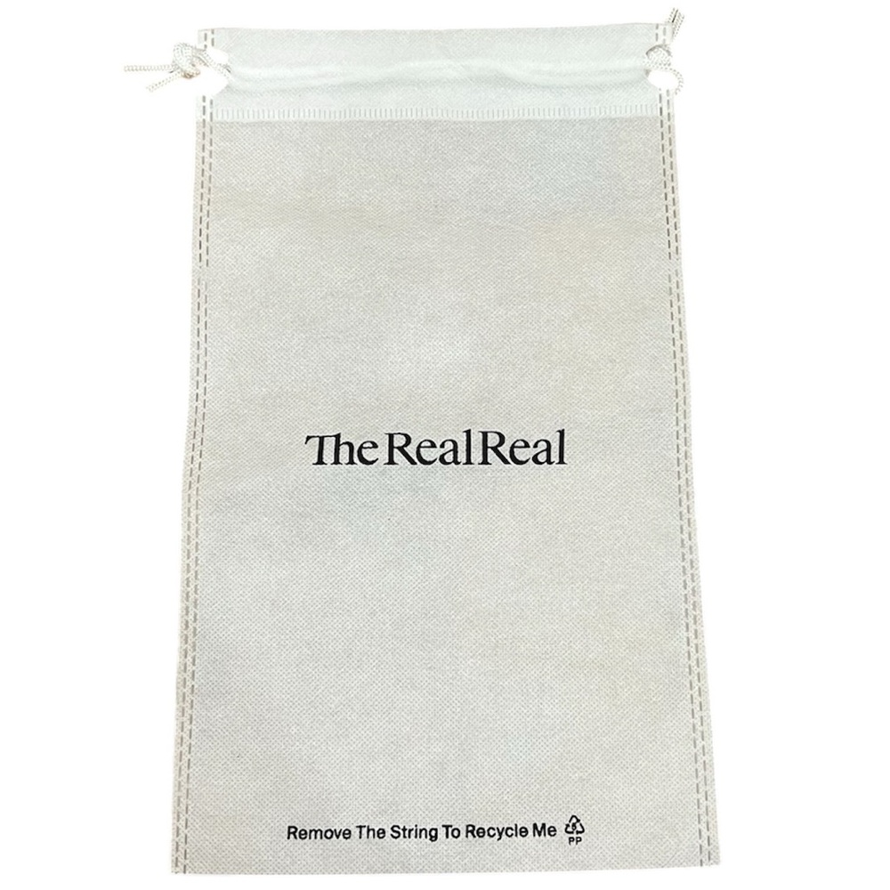The Real Real TRR Authentic Designer Luxury Purse Handbag Drawstring Dustbag